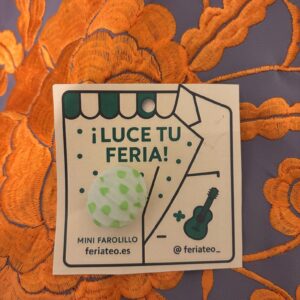 Pin Farolillo Blanco-Verde